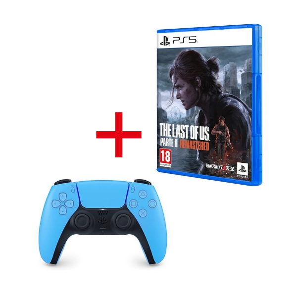 Sony Controller Wireless DualSense V3 Starlight Blue + The Last of Us Parte II Remastered PS5
